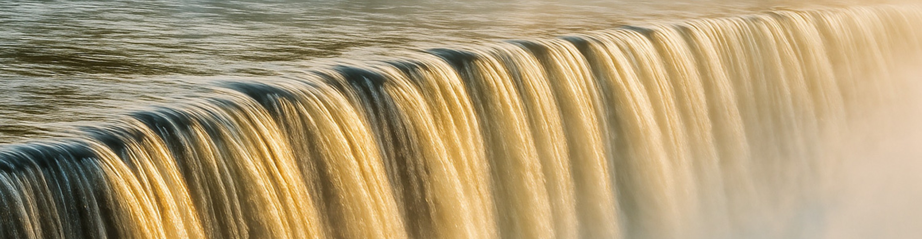 Two hydroelectric turbines