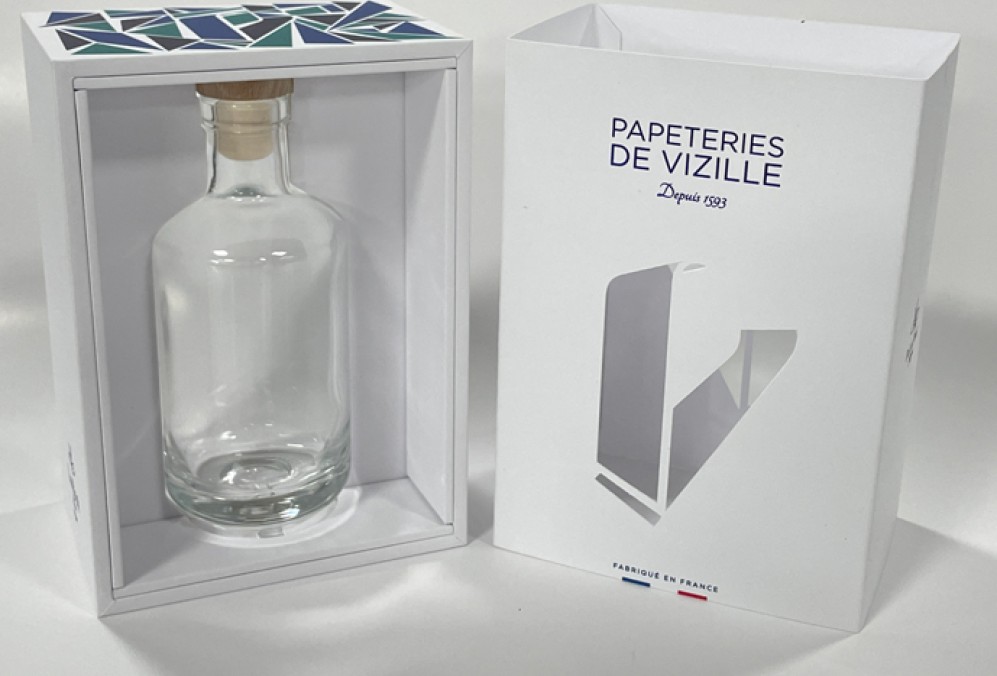 Recouvrement habillage coffret et boite packaging luxe